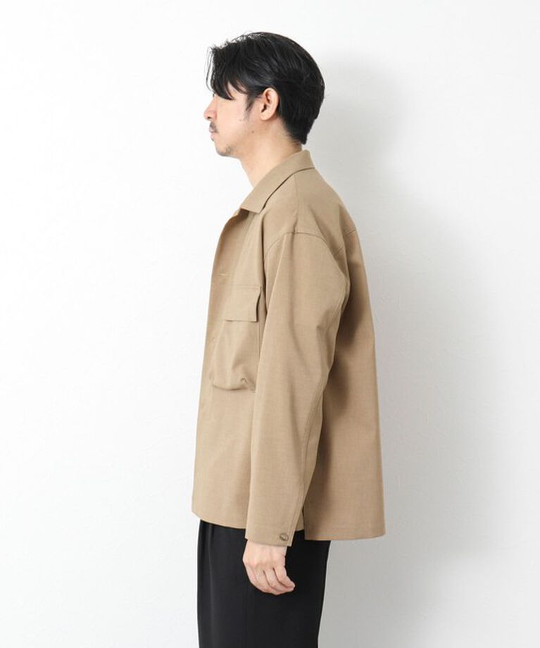 NOLLEY'S goodman「《セットアップ対応》イージーケア ストレッチポプリン シャツブルゾン 25SS」|シャツ・ブラウス|