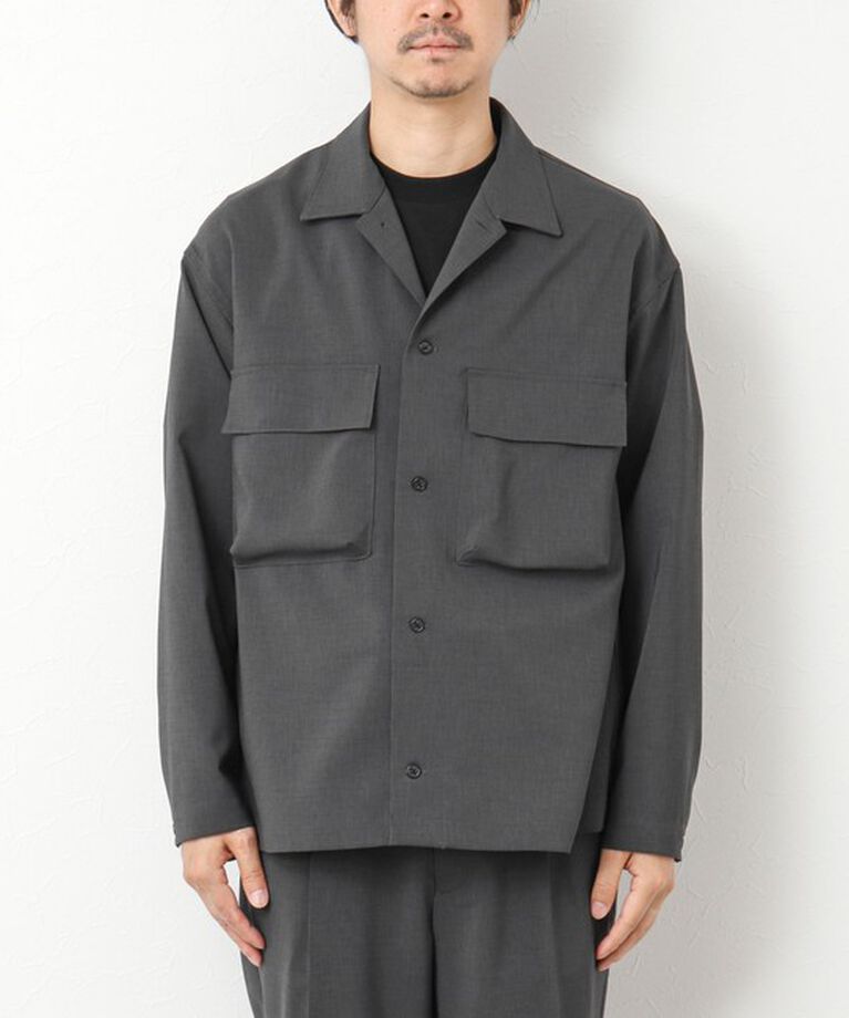 NOLLEY'S goodman「《セットアップ対応》イージーケア ストレッチポプリン シャツブルゾン 25SS」|シャツ・ブラウス|