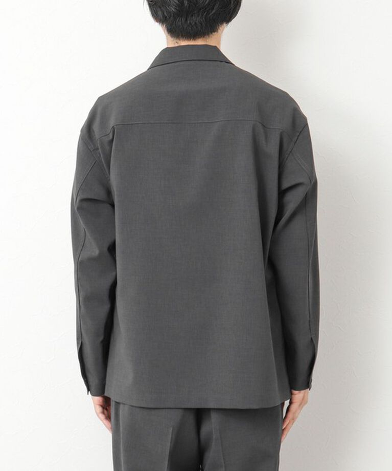 NOLLEY'S goodman「《セットアップ対応》イージーケア ストレッチポプリン シャツブルゾン 25SS」|シャツ・ブラウス|