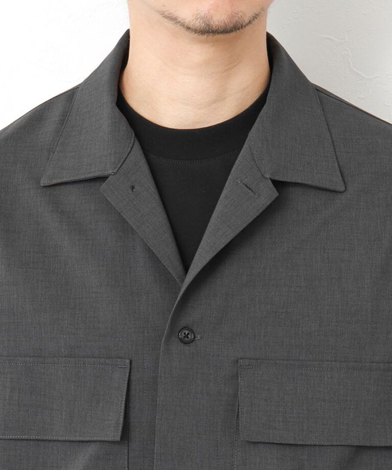 NOLLEY'S goodman「《セットアップ対応》イージーケア ストレッチポプリン シャツブルゾン 25SS」|シャツ・ブラウス|