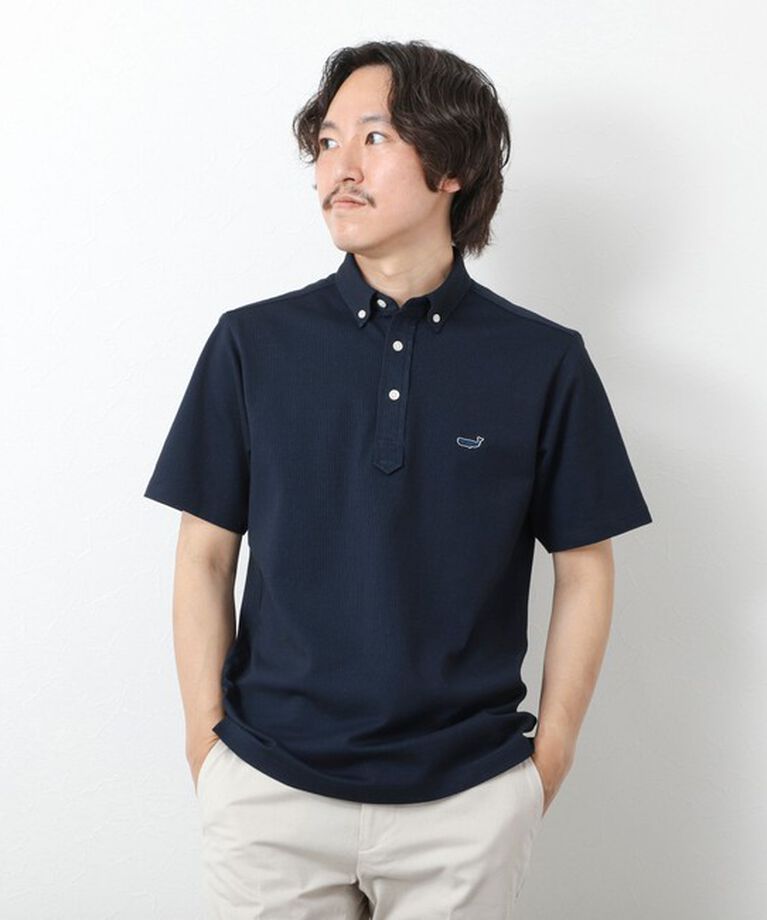 NOLLEY'S goodman「《ビジカジ対応》【ALBINI】吸水速乾クジラBD Polo 25SS」|ポロシャツ|