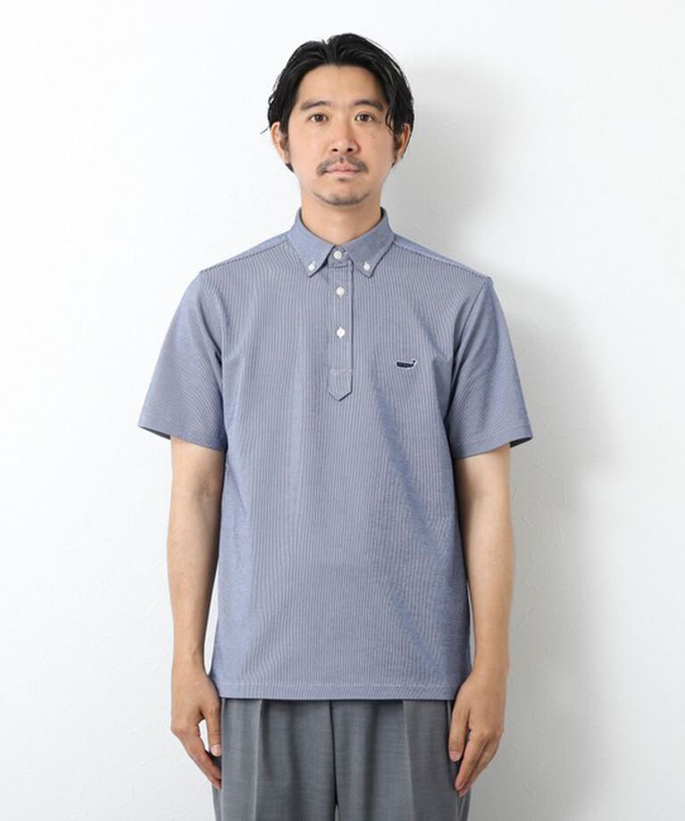 NOLLEY'S goodman「《ビジカジ対応》【ALBINI】吸水速乾クジラBD Polo 25SS」|ポロシャツ|