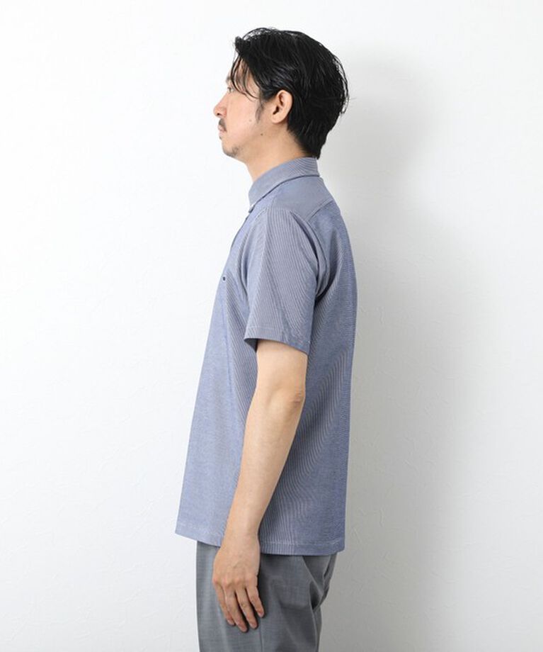 NOLLEY'S goodman「《ビジカジ対応》【ALBINI】吸水速乾クジラBD Polo 25SS」|ポロシャツ|