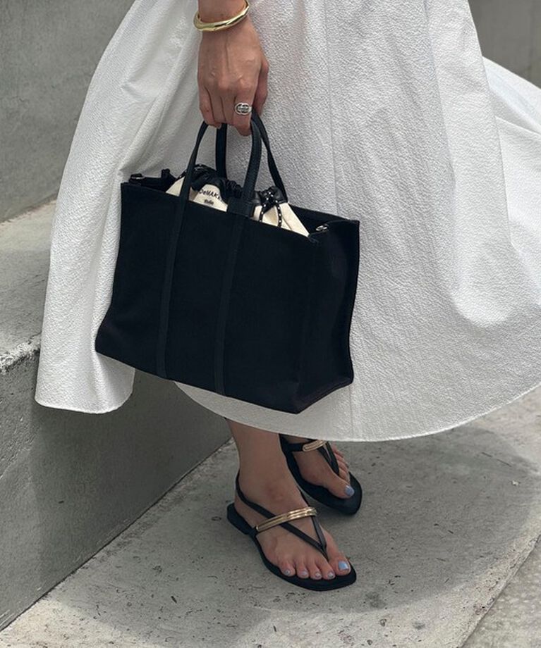 NOLLEY'S「【De MAKER/ディメーカー】 New vase medium bag-M」|トートバッグ|