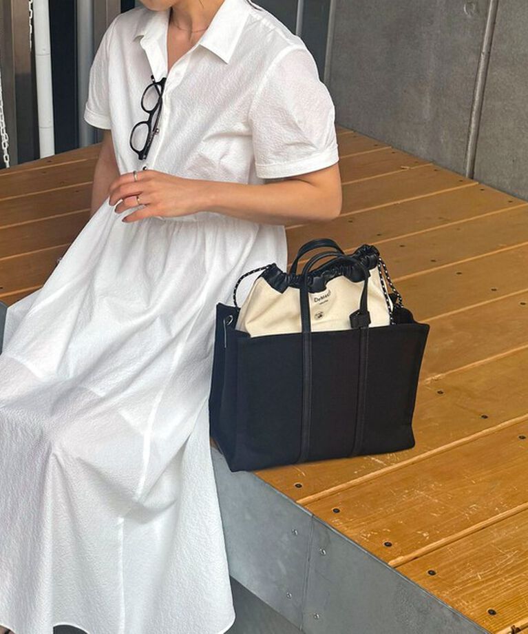 NOLLEY'S「【De MAKER/ディメーカー】 New vase medium bag-M」|トートバッグ|
