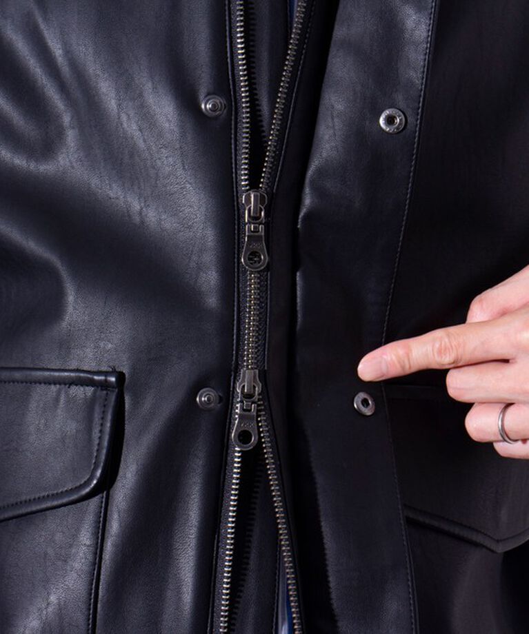 GLOSTER「【GLOSTER/グロスター】フェイクレザーブルゾン A-2 UNISEX」|ブルゾン・スタジャン|