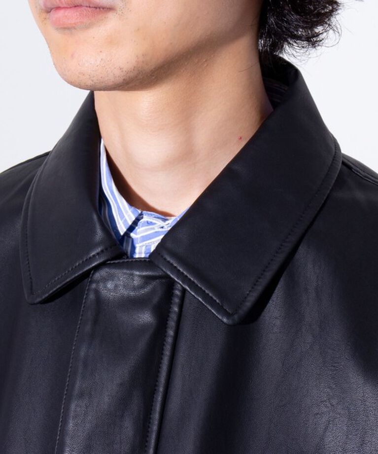 GLOSTER「【GLOSTER/グロスター】フェイクレザーブルゾン A-2 UNISEX」|ブルゾン・スタジャン|
