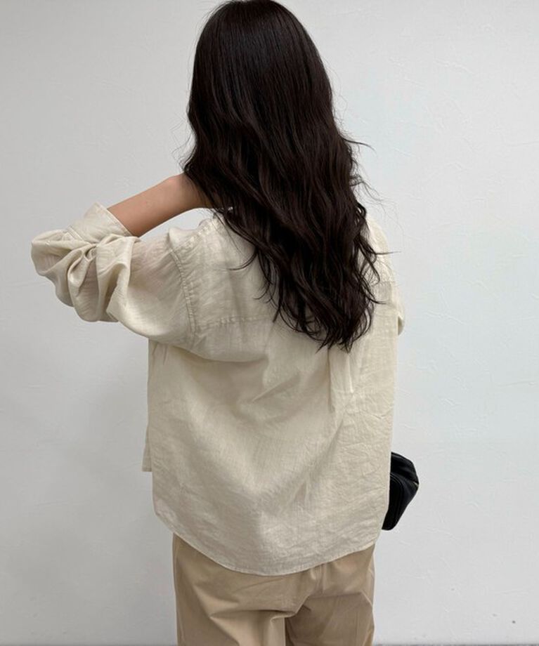 fredy emue「ラミークロップドシャツ」|シャツ・ブラウス|
