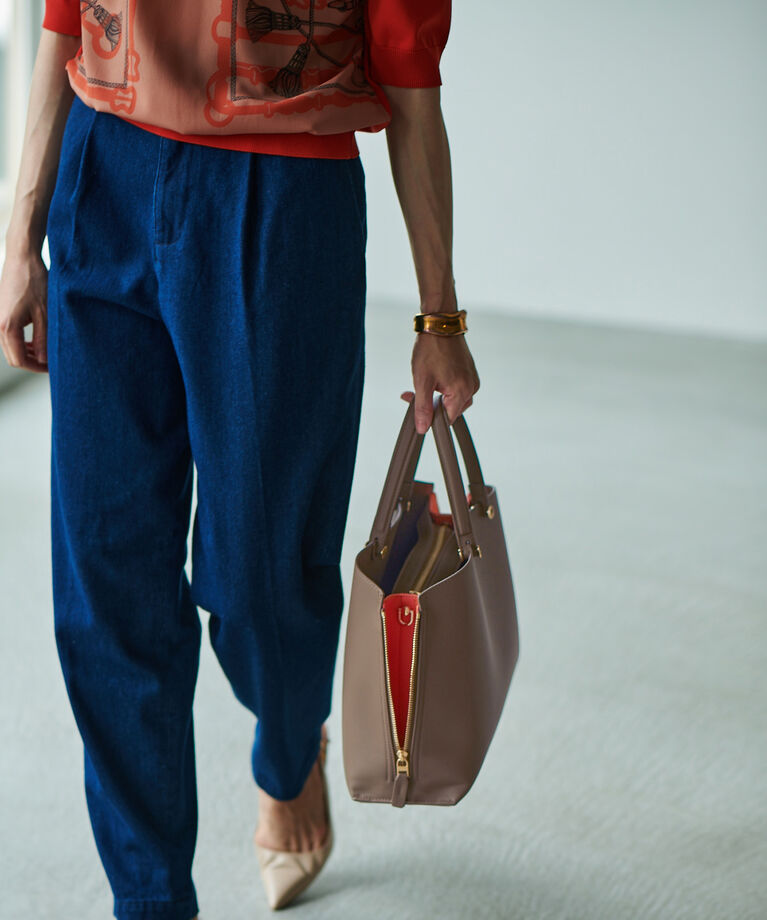 E'POR「【新色追加】【E'POR】Y BAG Medium」|ハンドバッグ|