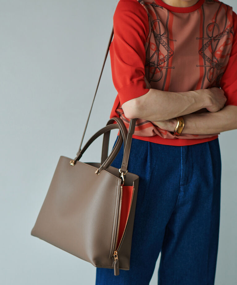 E'POR「【新色追加】【E'POR】Y BAG Medium」|ハンドバッグ|