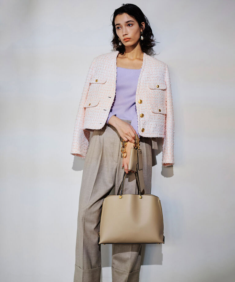 E'POR「【新色追加】【E'POR】Y BAG Medium」|ハンドバッグ|