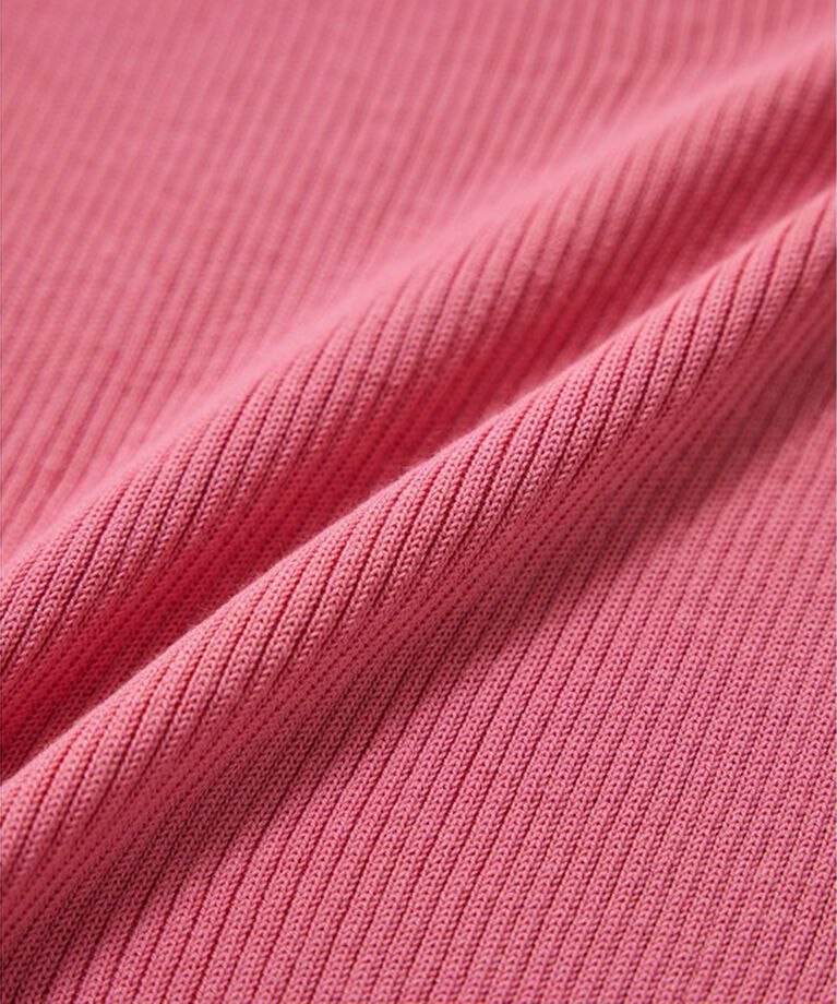 ROPE「【WEB・一部店舗限定】前後2WAYボートネックリブ5分袖ニット/洗える」|ニット・セーター|