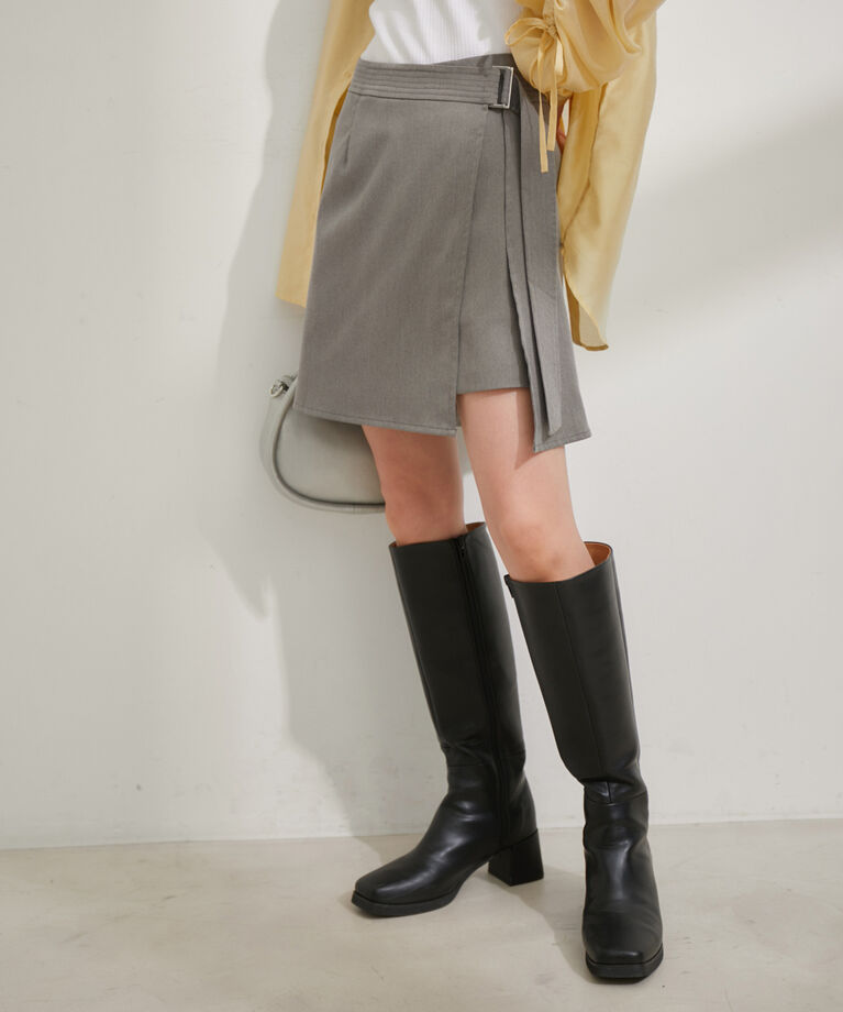 VIS「【SET】【マルチWAY】ウエストベルトラップスカート/ショートパンツ【洗える】」|その他|