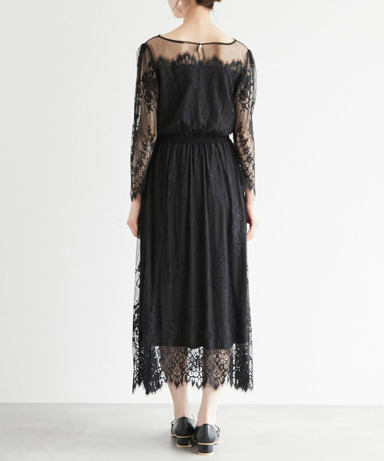 Rope’Picnic「【Mon E’toile/モンエトワール】【結婚式にも】レースDRESS」|ドレス|