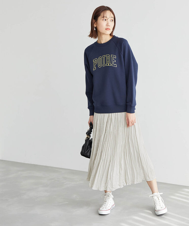 Rope’Picnic「サテンワッシャープリーツスカート」|スカート|
