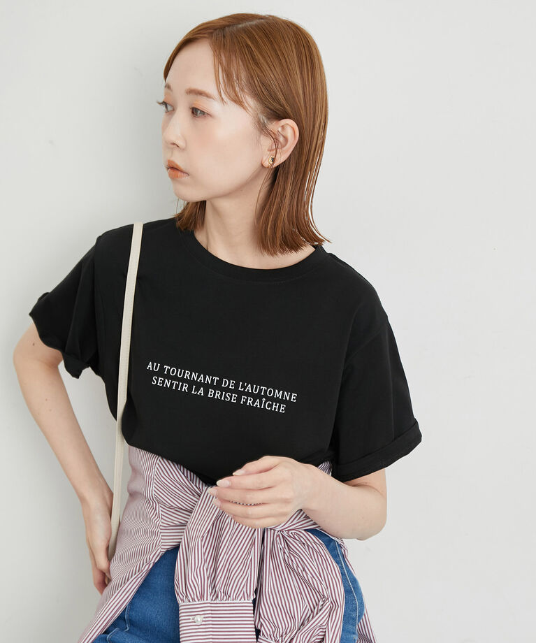 Rope’Picnic「RENU/ロゴTシャツ」|Tシャツ・カットソー|