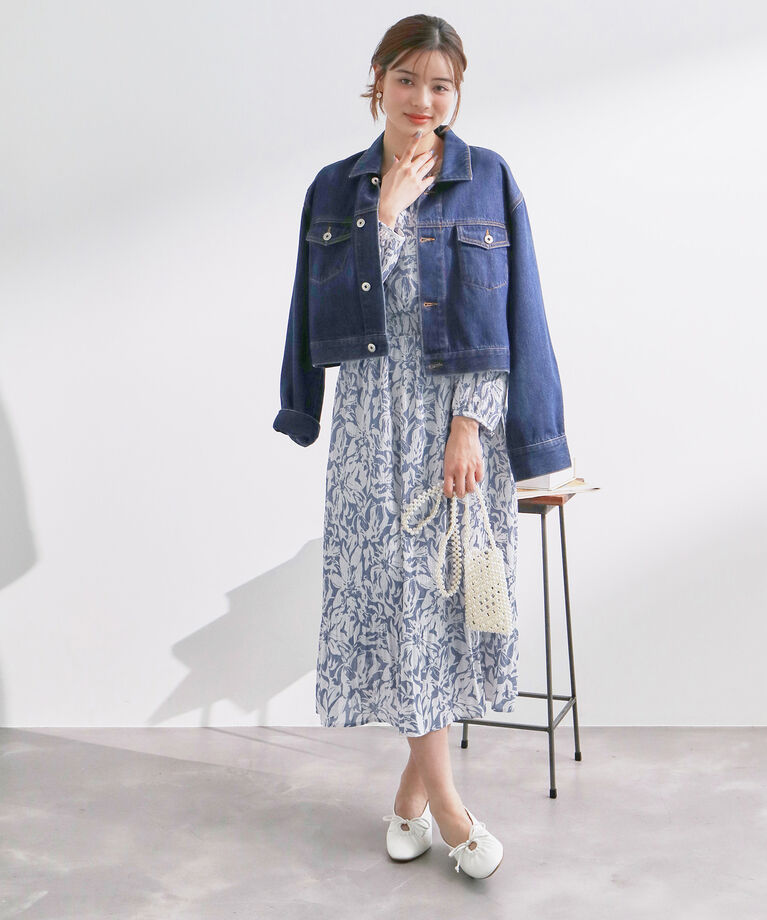 Rope’Picnic「【一部店舗限定】【Mon E’toile/モンエトワール】フェミニンプリーツワンピース」|ワンピース|