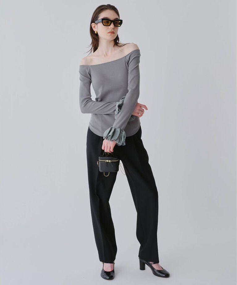 GEMINI「【GEMINI】ソデフリルカットソー」|Tシャツ・カットソー|