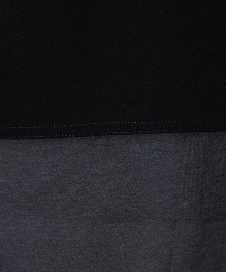  「	裾シアーロゴハーフスリーブTシャツ」|Tシャツ・カットソー|