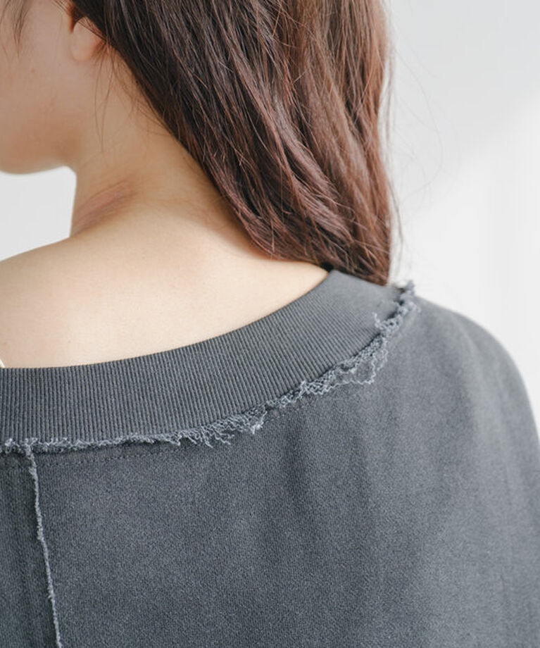  「【S.Lサイズ/前後2WAY/4色展開】パッチワークオフショルスウェット」|Tシャツ・カットソー|