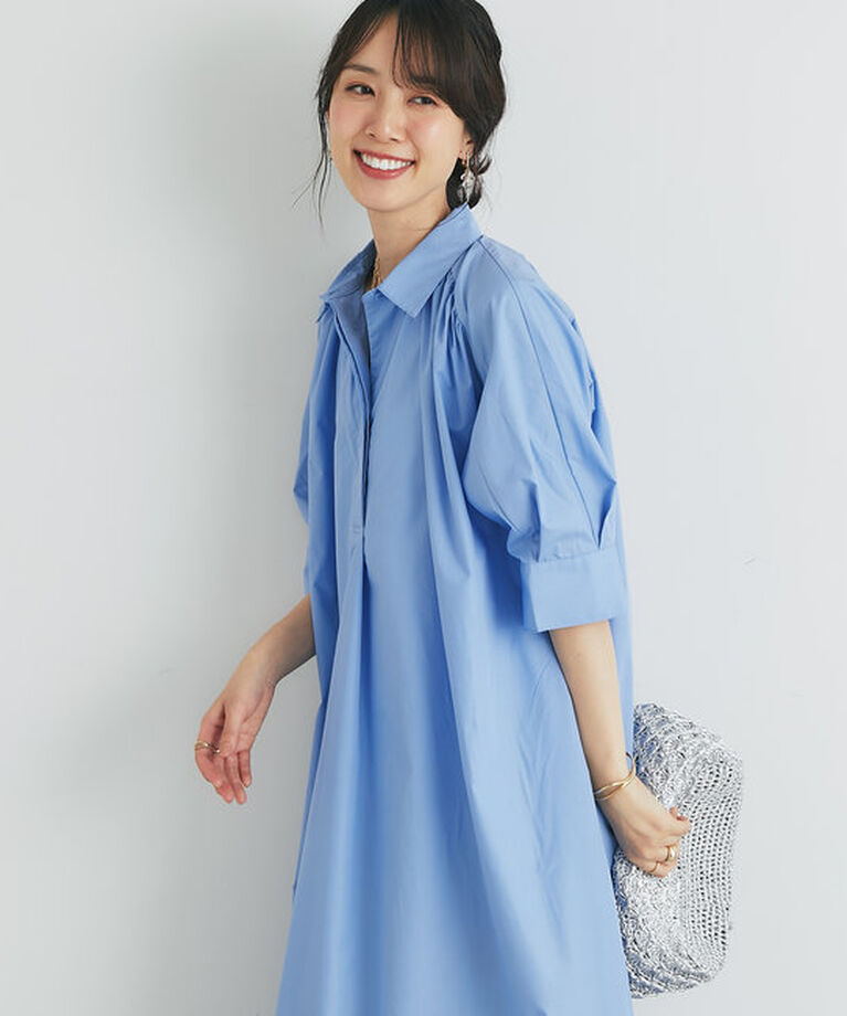  「《新色追加》スキッパーシャツワンピース」|その他|