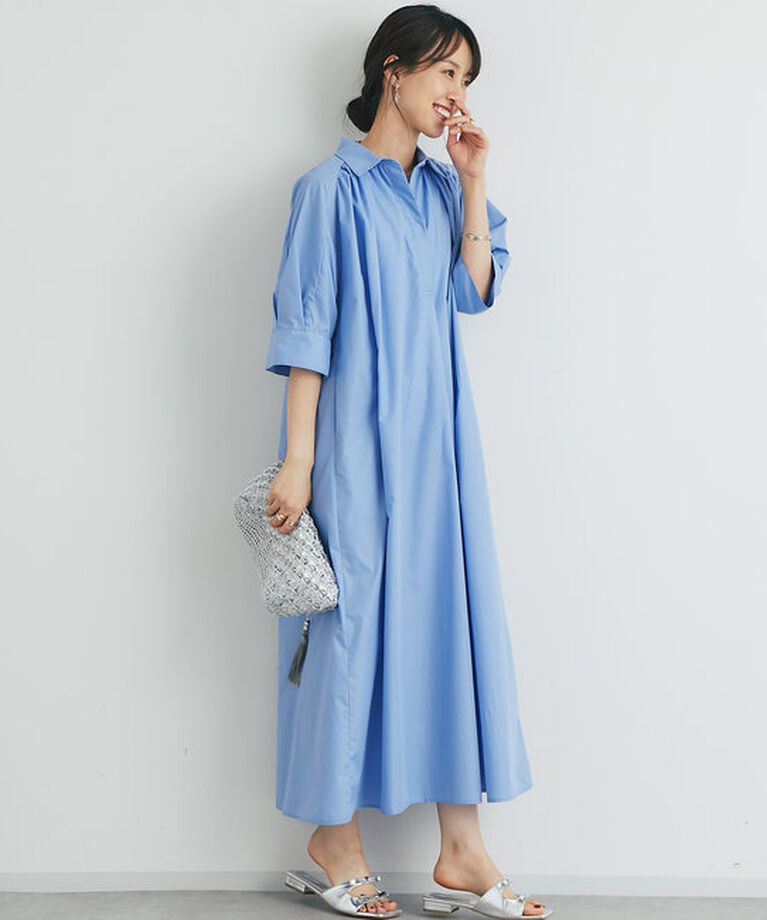  「《新色追加》スキッパーシャツワンピース」|その他|