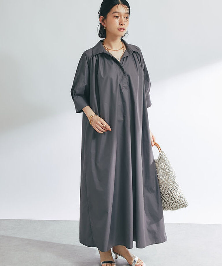  「《新色追加》スキッパーシャツワンピース」|その他|