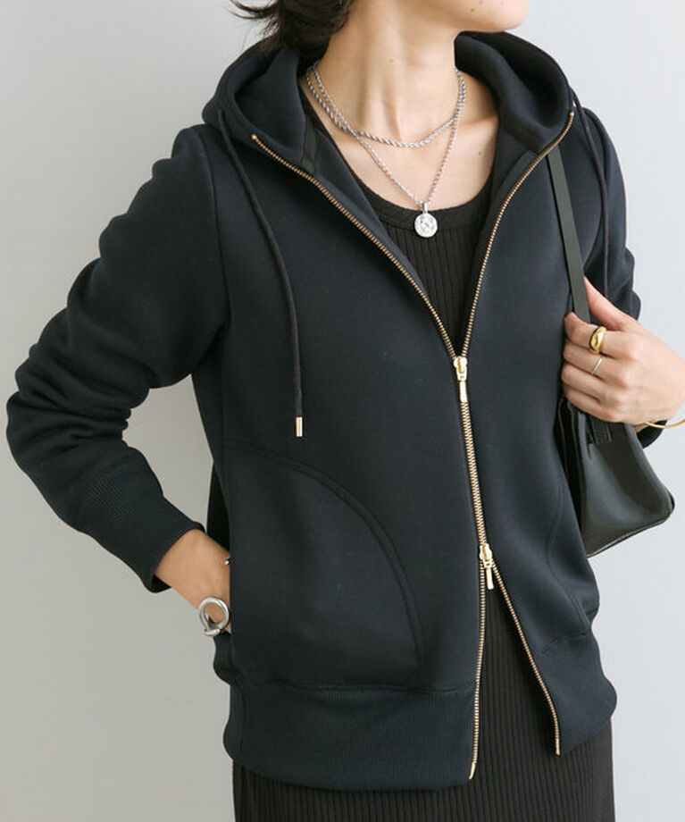  「【WEB限定/累計販売9000枚突破】スポンジダンボールZIPパーカーカットソー」|パーカー|ネイビー