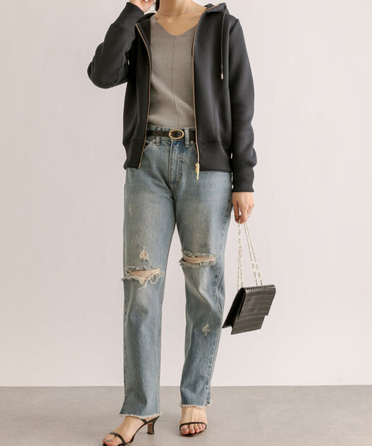  「【WEB限定/累計販売9000枚突破】スポンジダンボールZIPパーカーカットソー」|パーカー|