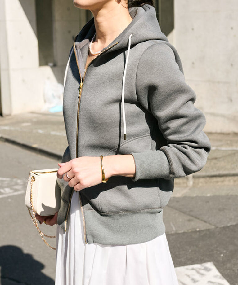 「【WEB限定/累計販売9000枚突破】スポンジダンボールZIPパーカーカットソー」|パーカー|