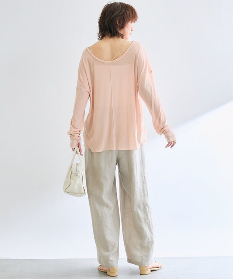  「【着回し力抜群◎】シアーフライスカットソー」|Tシャツ・カットソー|