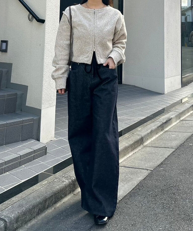  「メランジシャイニーカーディガン」|カーディガン|