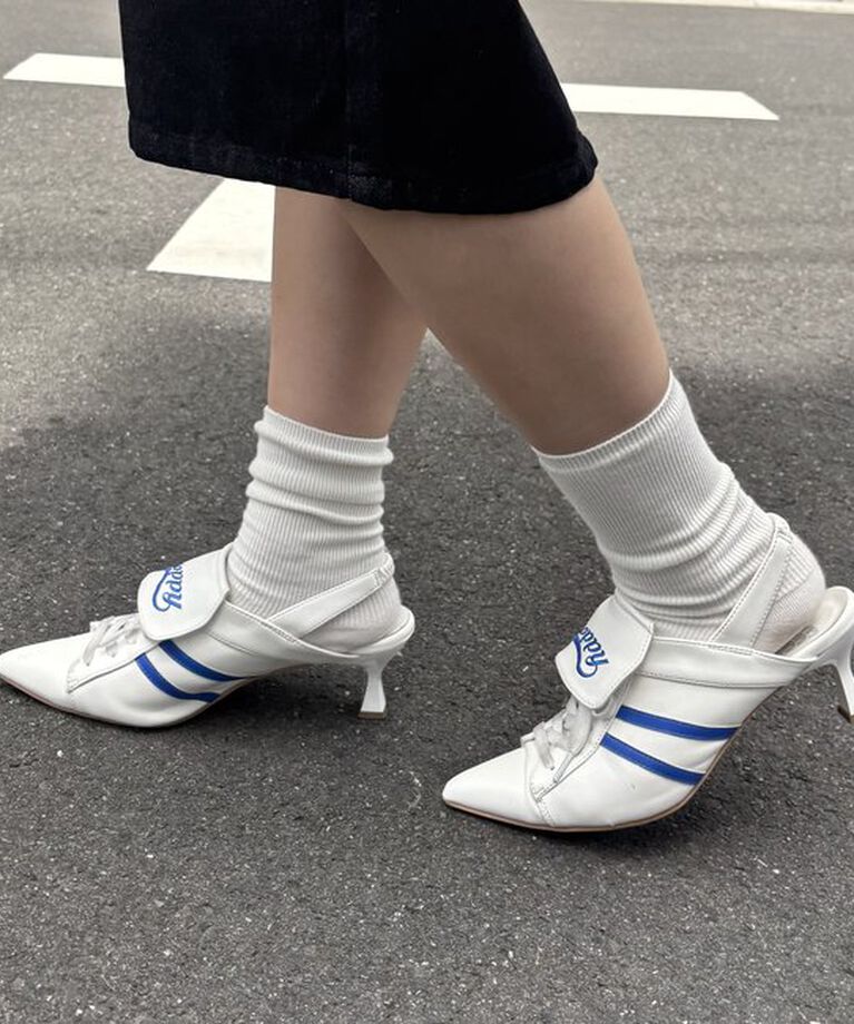  「【SLOPPY/スロッピー】スニーカーミュール 」|ロングブーツ|