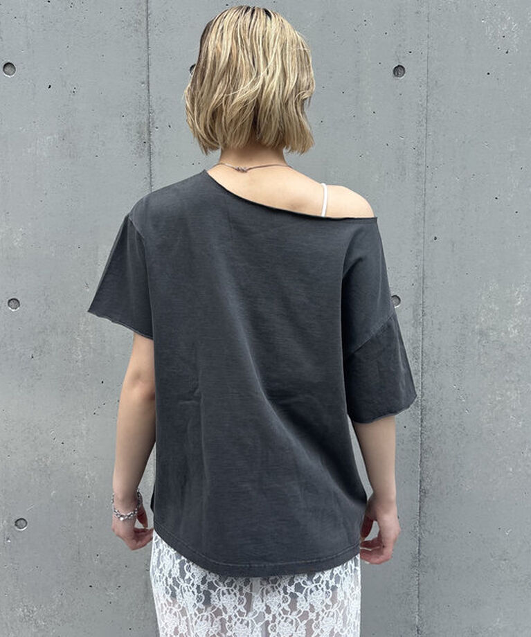  「【新色ドット柄登場】(一部予約)エリオットオフショルTEE」|Tシャツ・カットソー|