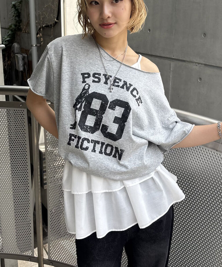  「【新色ドット柄登場】(一部予約)エリオットオフショルTEE」|Tシャツ・カットソー|