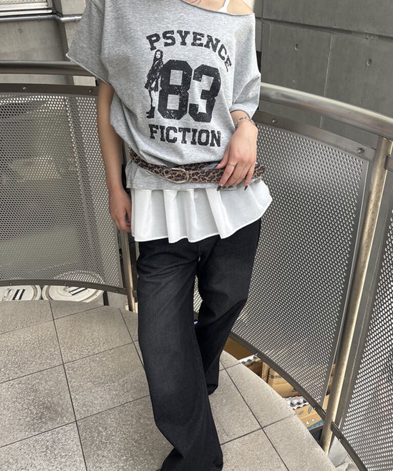  「【新色ドット柄登場】(一部予約)エリオットオフショルTEE」|Tシャツ・カットソー|