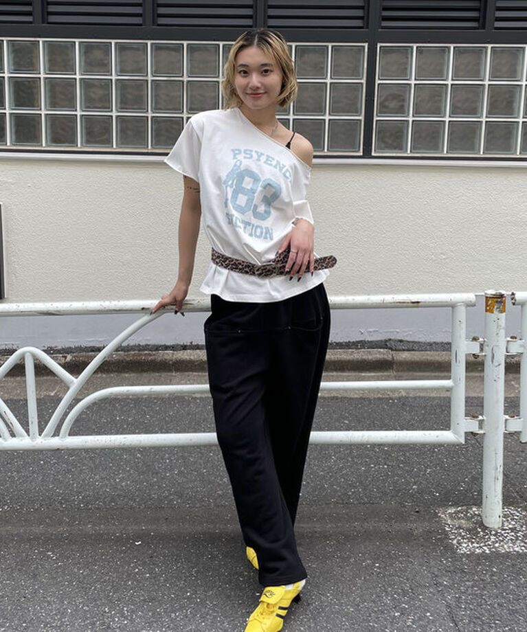  「【新色ドット柄登場】(一部予約)エリオットオフショルTEE」|Tシャツ・カットソー|