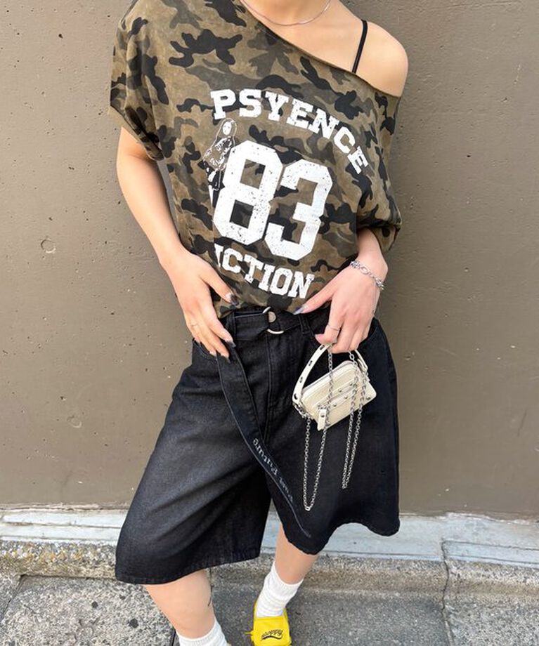  「【新色ドット柄登場】(一部予約)エリオットオフショルTEE」|Tシャツ・カットソー|