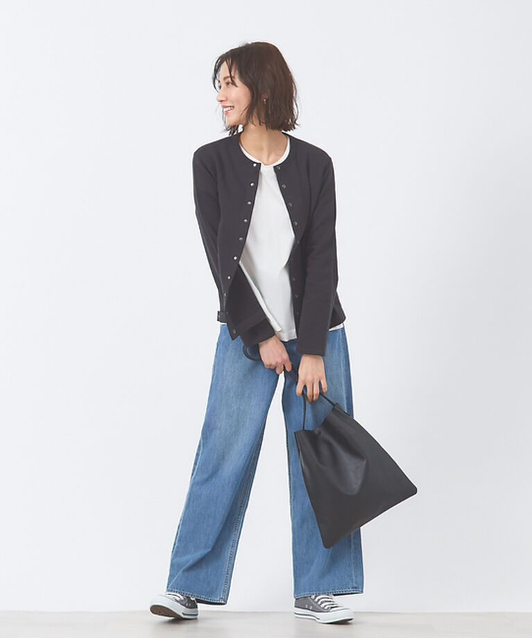 collex「シルケット裏毛カーディガン」|カーディガン|