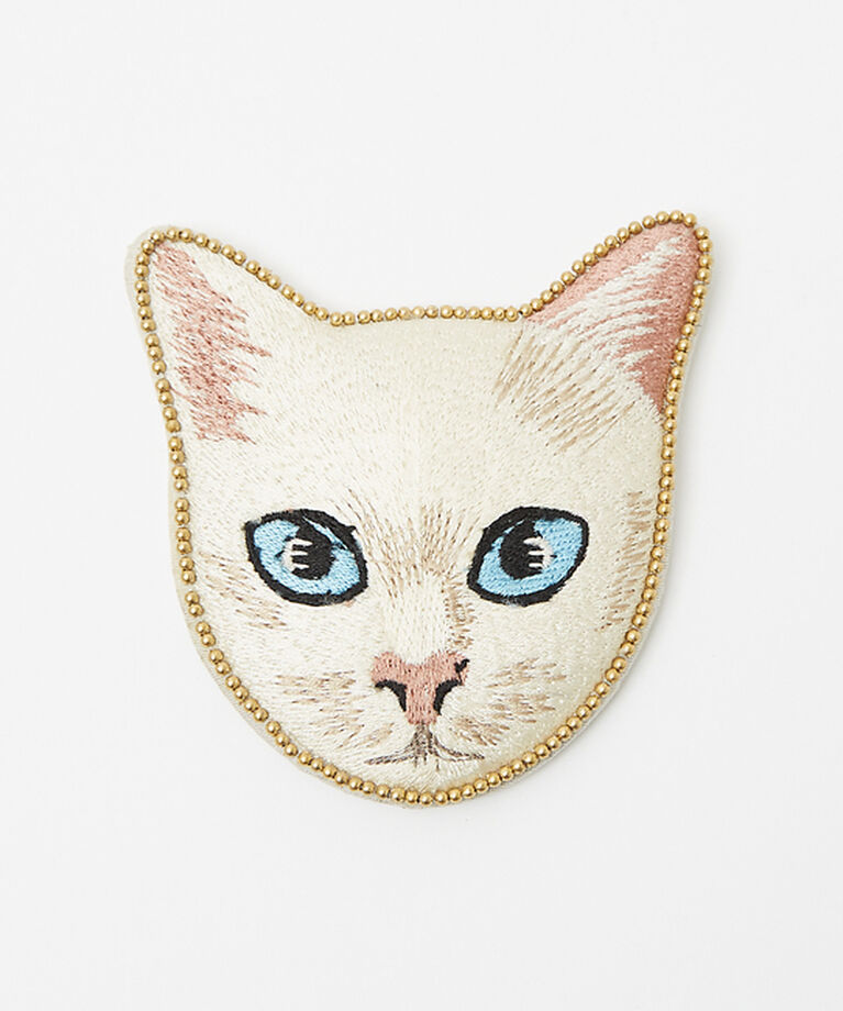 collex「キャットフェイス刺繍ミラー」|その他|