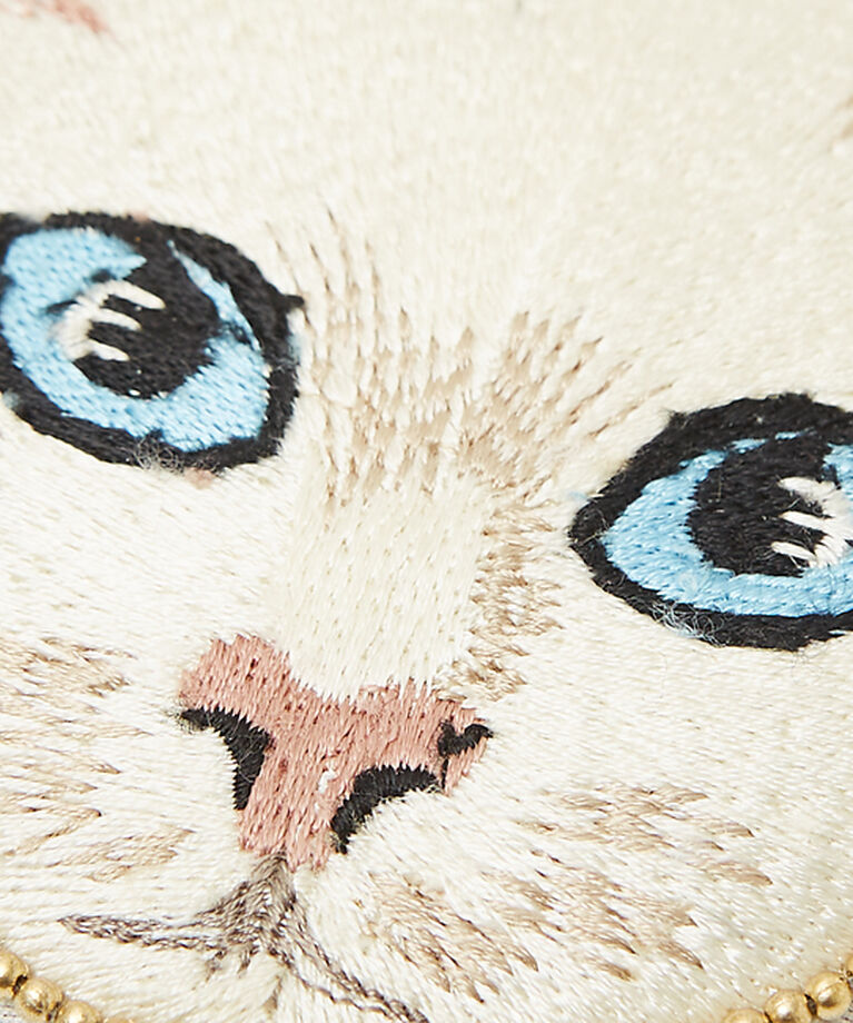 collex「キャットフェイス刺繍ミラー」|その他|