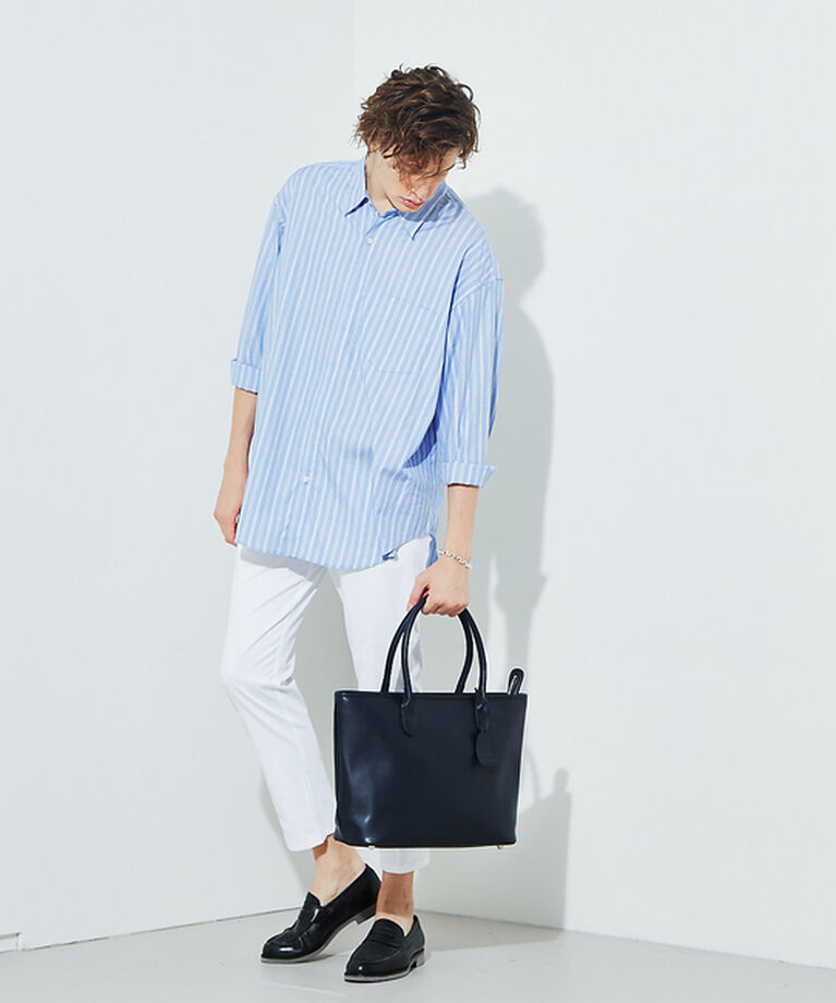 ABAHOUSE「【WEB別注】本革 レザー トート バッグ」|トートバッグ|