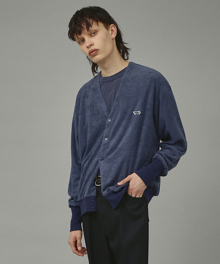 ABAHOUSE「【PENNEY'S】ペニーズ キツネ/ペニーズ フォックス/THE FOX ワッ」|カーディガン|ネイビー