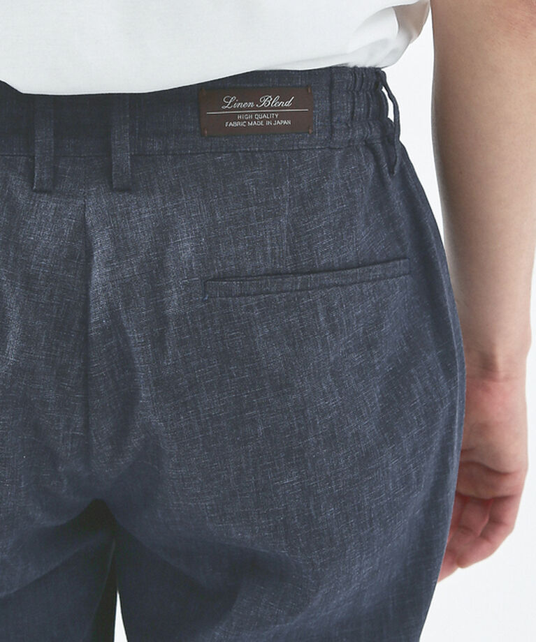 ABAHOUSE「【セットアップ対応】ソロストレッチ リネン テーパード パンツ / スラックス」|スラックス|