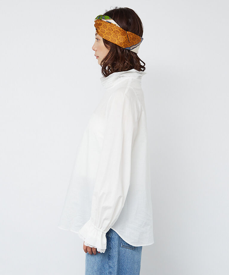 Rouge vif「レースハイネックブラウス」|シャツ・ブラウス|