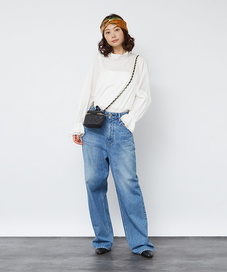Rouge vif「レースハイネックブラウス」|シャツ・ブラウス|