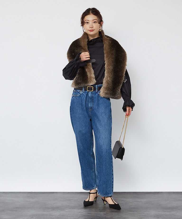 Rouge vif「レースハイネックブラウス」|シャツ・ブラウス|