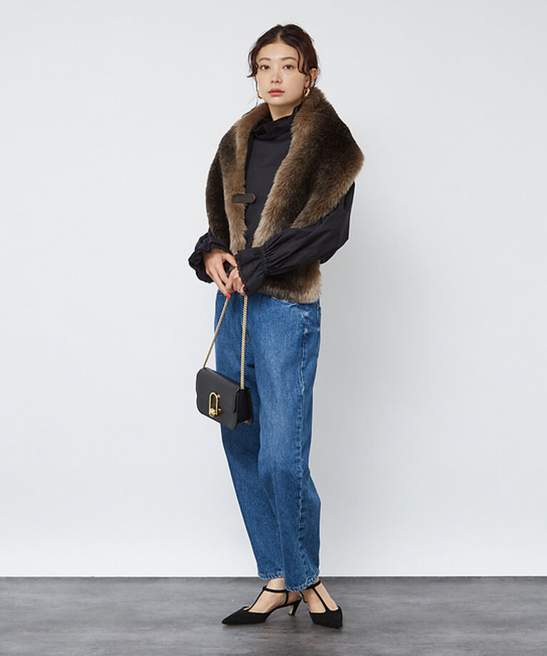 Rouge vif「レースハイネックブラウス」|シャツ・ブラウス|