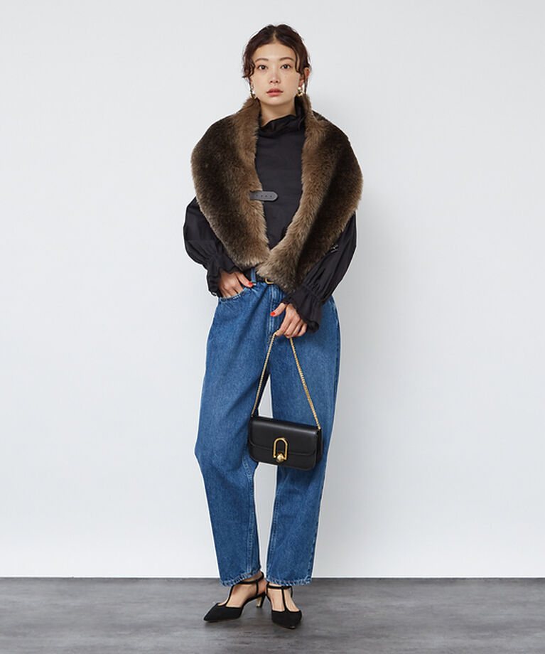 Rouge vif「レースハイネックブラウス」|シャツ・ブラウス|