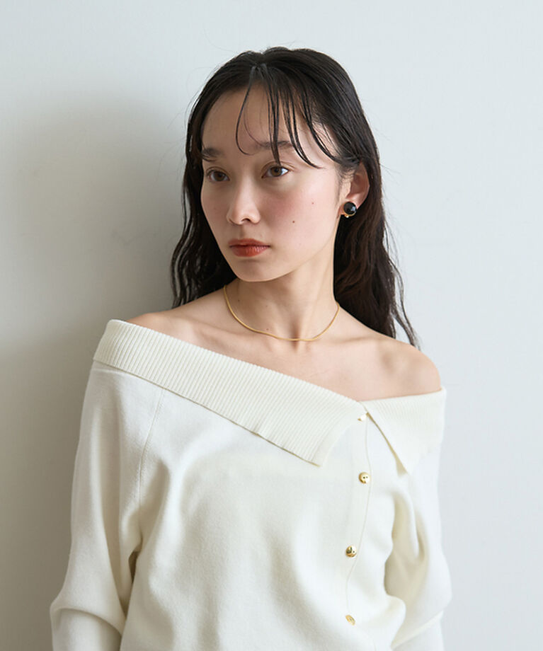 Rouge vif「オフショルレディニットプルオバー」|ニット・セーター|
